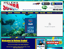 Tablet Screenshot of helenascuba.com
