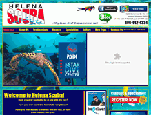 Tablet Screenshot of helenascuba.net
